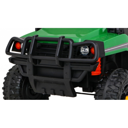 Masinuta electrica cu telecomanda FARMER PICK-UP, roti EVA, scaun tapitat, 116x66x65 cm, putere 70W - Verde [8]