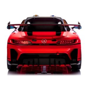 Masinuta electrica cu telecomanda MERCEDES GT3 EVO, 114x69x45 cm, varsta 1-5 ani, roti EVA, scaun din piele ECO, putere 90W - Rosu [4]