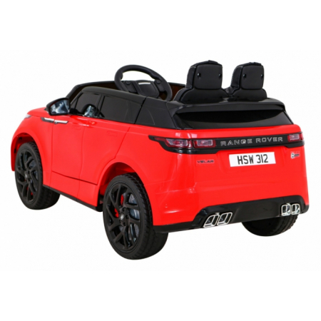 Masinuta electrica cu telecomanda RANGE ROVER VELAR, roti EVA, scaun tapitat, 107x64x49 cm, putere 70W - Rosu [4]