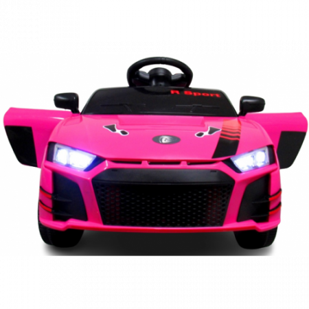 Masinuta electrica cu telecomanda si functie de balansare Cabrio A1 R-Sport - Roz (varsta 1-4 ani) [1]
