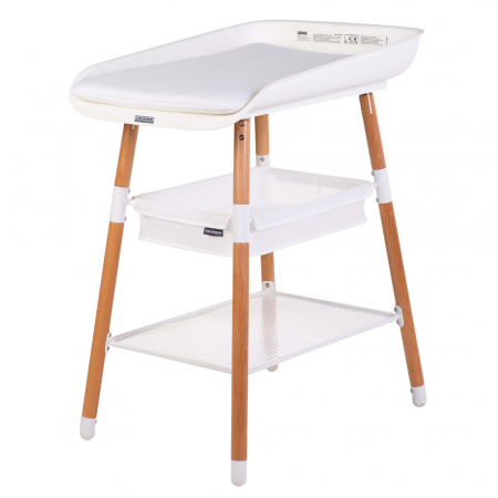 Saltele de infasat - Masuta de infasat Childhome Evolux Natural Alb