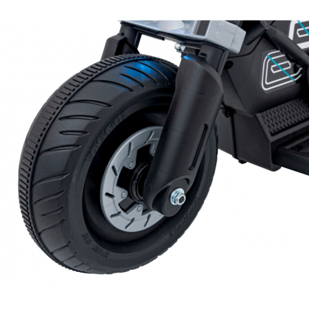 Motocicleta electrica Future QLS-805, roti din plastic + 2 roti ajutatoare, 88x46x56 cm, putere 25W - Alb [8]