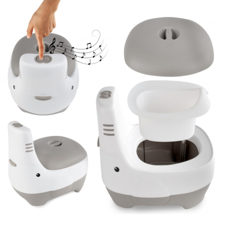 Olita pentru copii cu sunete si insertie detasabila Kidwell FINO - Gray [1]