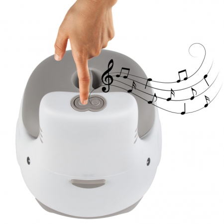 Olita pentru copii cu sunete si insertie detasabila Kidwell FINO - Gray [3]