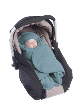 Paturica de infasat BabyNomade 0-6 luni Baltic Blue [2]