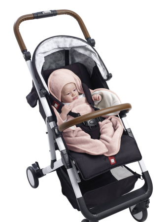 Paturica de infasat BabyNomade 0-6 luni Dusty Rose [1]