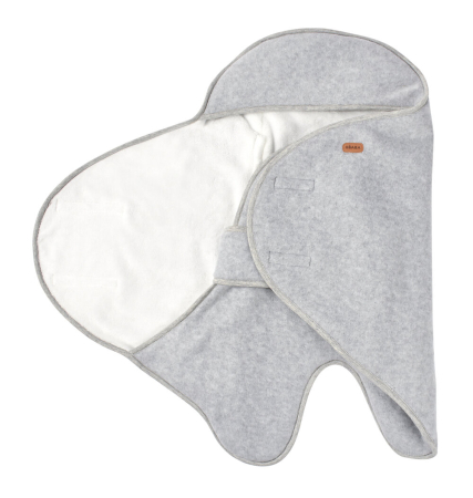 Paturica de infasat BabyNomade 0-6 luni Heather Grey [9]