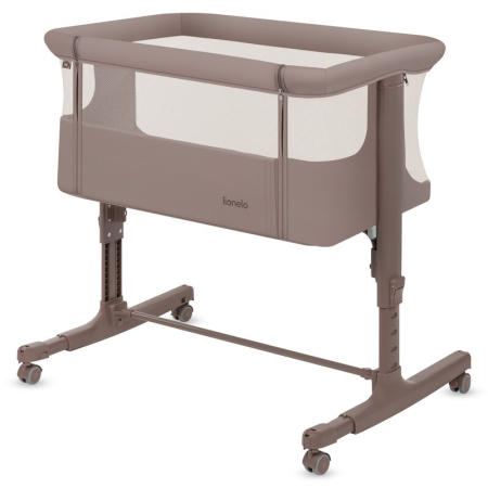 Patut co-sleeper Lionelo Aurora 3 in 1 cu leganare si setare unghiulara cu saltea cu densitate T25 si geanta transport [2]