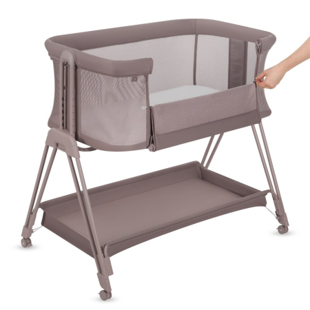 Patut co-sleeper Luna 2 in 1 cu setare unghiulara si roti - Lionelo [7]