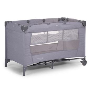 Patut de calatorie gri cu 2 nivele 60x120cm - Childhome [4]
