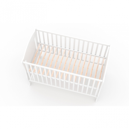 Patut fara sertar VESSANTI Zuza Alb + Saltea Cocos 12 cm [4]