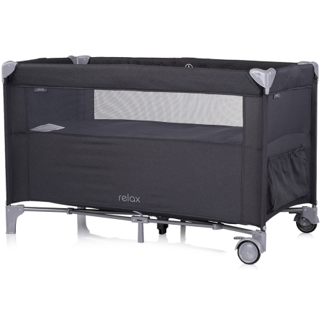 Patut pliabil Chipolino Relax linen cu laterala culisanta [2]
