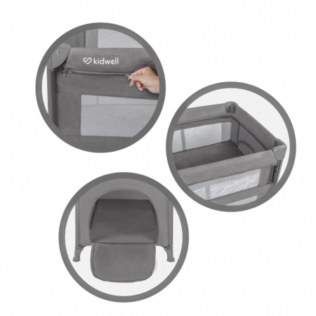 Patut pliabil Kidwell BLISSY LIFT - Gray [7]