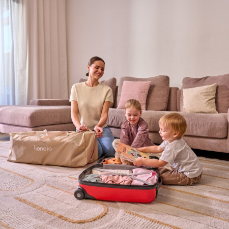 Patut pliant multifunctional Lionelo Ellen cu laterala culisanta pana la 15 kg 120x60 cm [23]