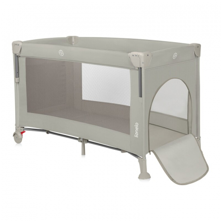 Patut pliant multifunctional Lionelo Ellen cu laterala culisanta pana la 15 kg 120x60 cm [3]