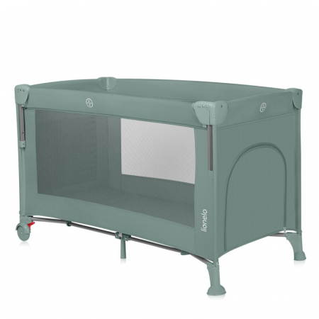 Patut pliant multifunctional Lionelo Ellen cu laterala culisanta pana la 15 kg 120x60 cm [5]
