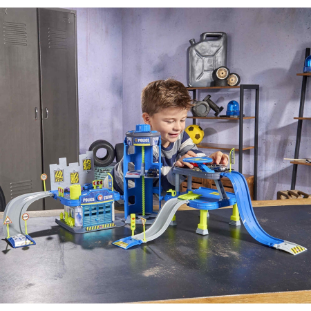 Pista de masini Majorette Creatix Police cu 5 masinute [1]