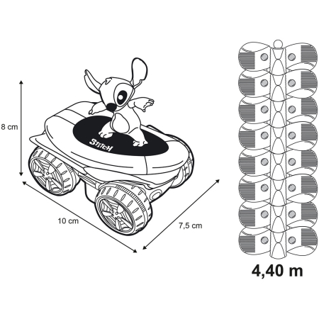 Pista Smoby Stitch FleXtreme Set circuit de curse [2]