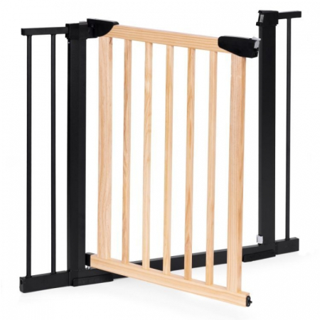 Poarta de siguranta 74-100 cm Ecotoys SF-011-BC - Lemn Metal [4]