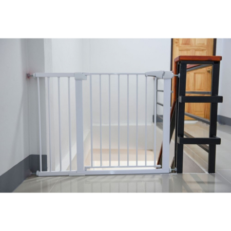 Poarta de siguranta 74-105 cm Ecotoys SG-012-W - Alb [10]