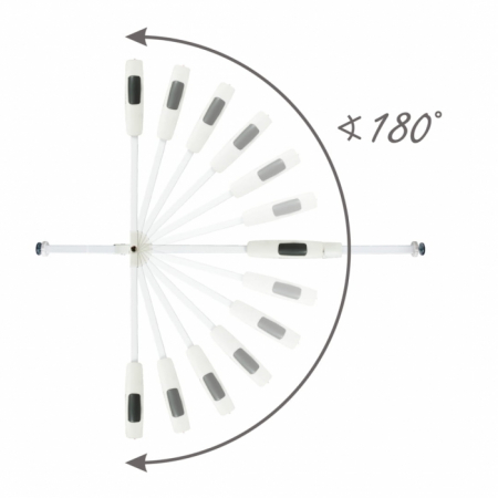 Poarta de siguranta 74-105 cm Kidwell Guarda - Alb [10]