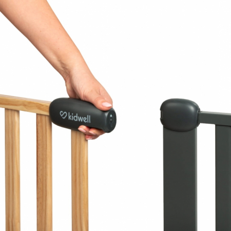 Poarta de siguranta 74-105 cm Kidwell Trasti - Negru [8]