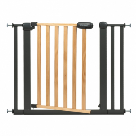 Poarta de siguranta 74-105 cm Kidwell Trasti - Negru [1]