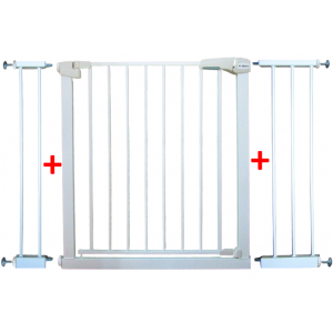 Poarta de siguranta din metal 79-115 cm R-Sport S3 - Alb [1]