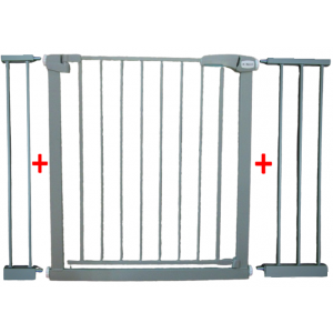 Porti de siguranta - Poarta de siguranta din metal 79-115 cm R-Sport S3 - Gri