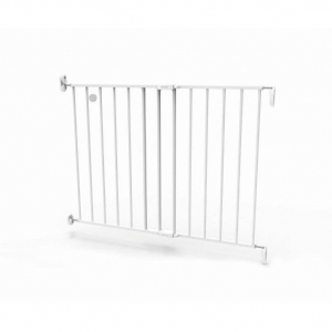 Poarta de siguranta extensibila Noma, 62-102 cm, metal alb, N93361 [6]