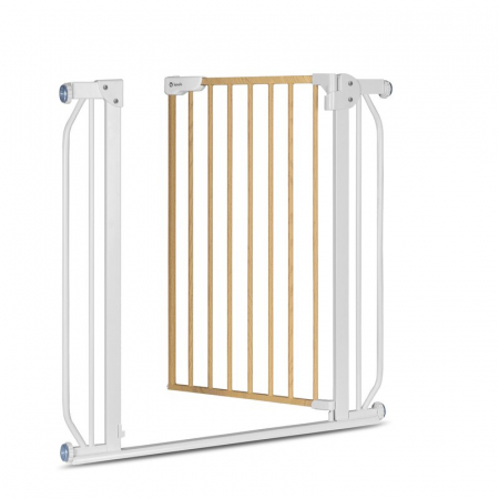 Poarta de siguranta Lionelo Truus Slim prin presiune 105 cm Gri/Natur [13]