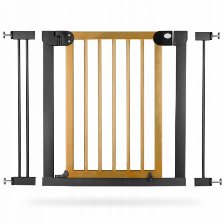 Porti de siguranta - Poarta siguranta 76-104 cm Nukido - Metal + Lemn