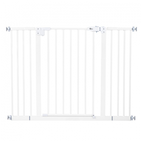 Bariere de protectie pat - Poarta siguranta Thor, 68-105 cm, Alb - Qmini