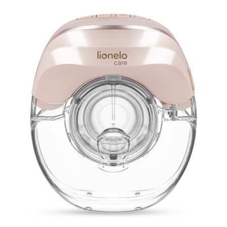 Pompa de san, Lionelo, Fidi Free Slim, Portabila, cu accesorii, Hands-free, Trifazata, Panou control, Autonomie pana la 3 h, 9 functii de masaj, Silentioasa- 40 db, Capacitate 150 ml, Roz [7]