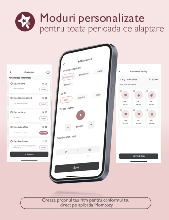 Pompa de san Momcozy Hands-free dubla M9 Red [5]