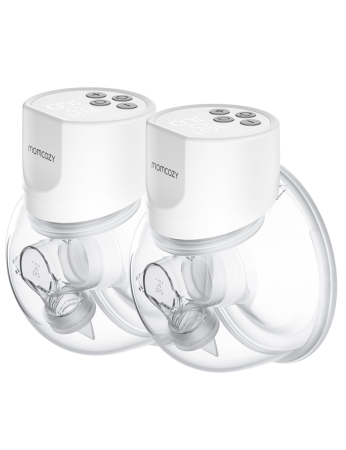 Pompe san electrice - Pompa de san Momcozy Hands-free dubla S12 Pro White