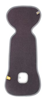 Accesorii scaune auto - Protectie antitranspiratie scaun auto GR 0+ BBC Organic Anthracite - Aerosleep