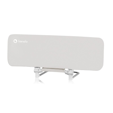 Protectie laterala pat, Lionelo, Lora, Pliabila, Sistem de blocare StandSafe, Geanta de transport inclusa, 105 x 45 cm, Bej [3]