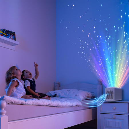Purificator aer cu proiectie de stele, lumina de veghe si muzica, filtru HEPA, temporizator, Reer 94040 [9]
