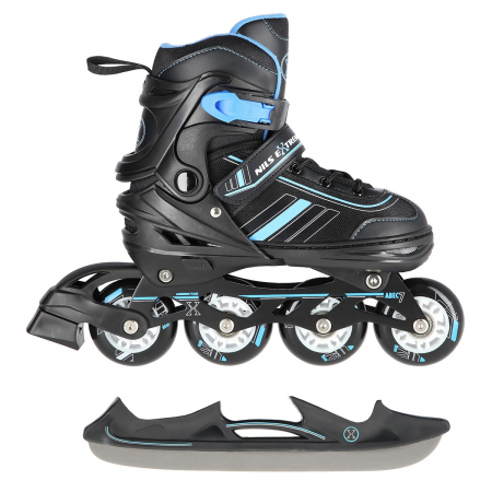 Role Reglabile 2in1 Nils Extreme NH18191 Negru/Albastru [6]