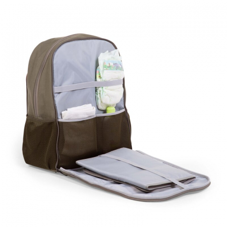 Rucsaci copii - Rucsac de infasat Childhome Daddy Bag Kaki