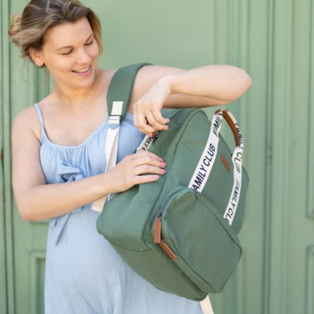 Rucsac de infasat Childhome Family Club Signature Verde [5]