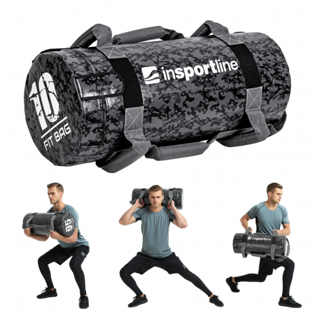 Bare - Discuri - Greutati - Sac Antrenament inSPORTline Fitbag Camu 10kg