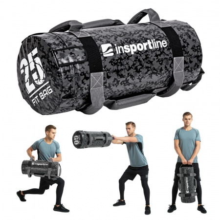 Bare - Discuri - Greutati - Sac Antrenament inSPORTline Fitbag Camu 25kg