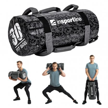 Bare - Discuri - Greutati - Sac Antrenament inSPORTline Fitbag Camu 30kg