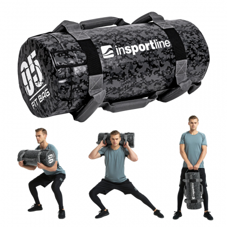 Bare - Discuri - Greutati - Sac Antrenament inSPORTline Fitbag Camu 5kg