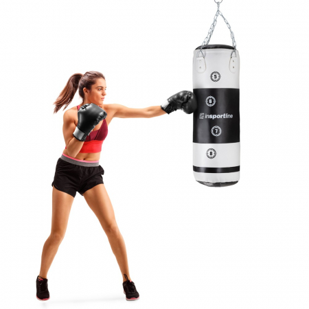 Sac de box inSPORTline Robkin 25 kg Negru/Alb [4]
