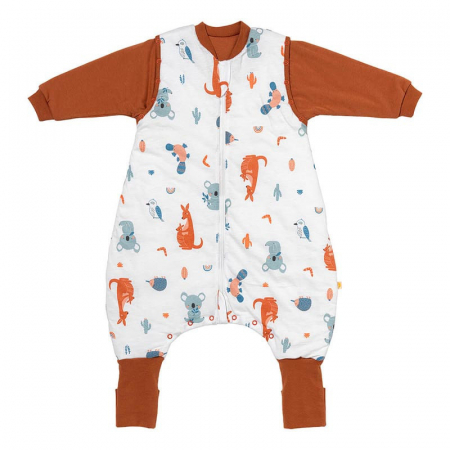 Sac de dormit 70 cm - Sac de dormit cu picioruse si maneca lunga detasabila Kangaroo 70 cm + manseta 2.5 Tog - Slumbersac
