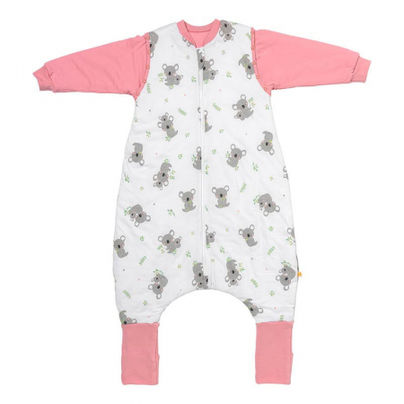 Sac de dormit 110 cm - Sac de dormit cu picioruse si maneca lunga detasabila Koala bear 110 cm + manseta 2.5 Tog - Slumbersac