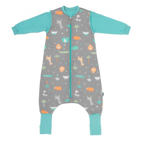 Sac de dormit 120 cm - Sac de dormit cu picioruse si maneca lunga detasabila Safari 120 cm + manseta 2.5 Tog - Slumbersac
